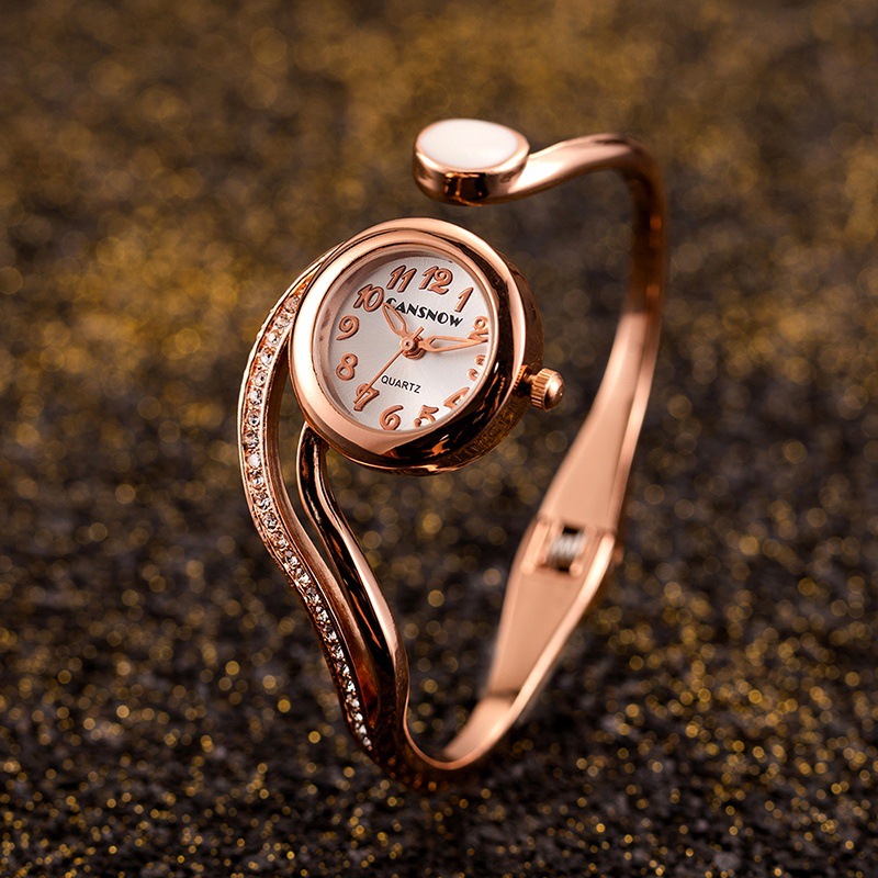 Jewelry Diamond Watches - Creative Fashion Women Dress Wristwatch Small