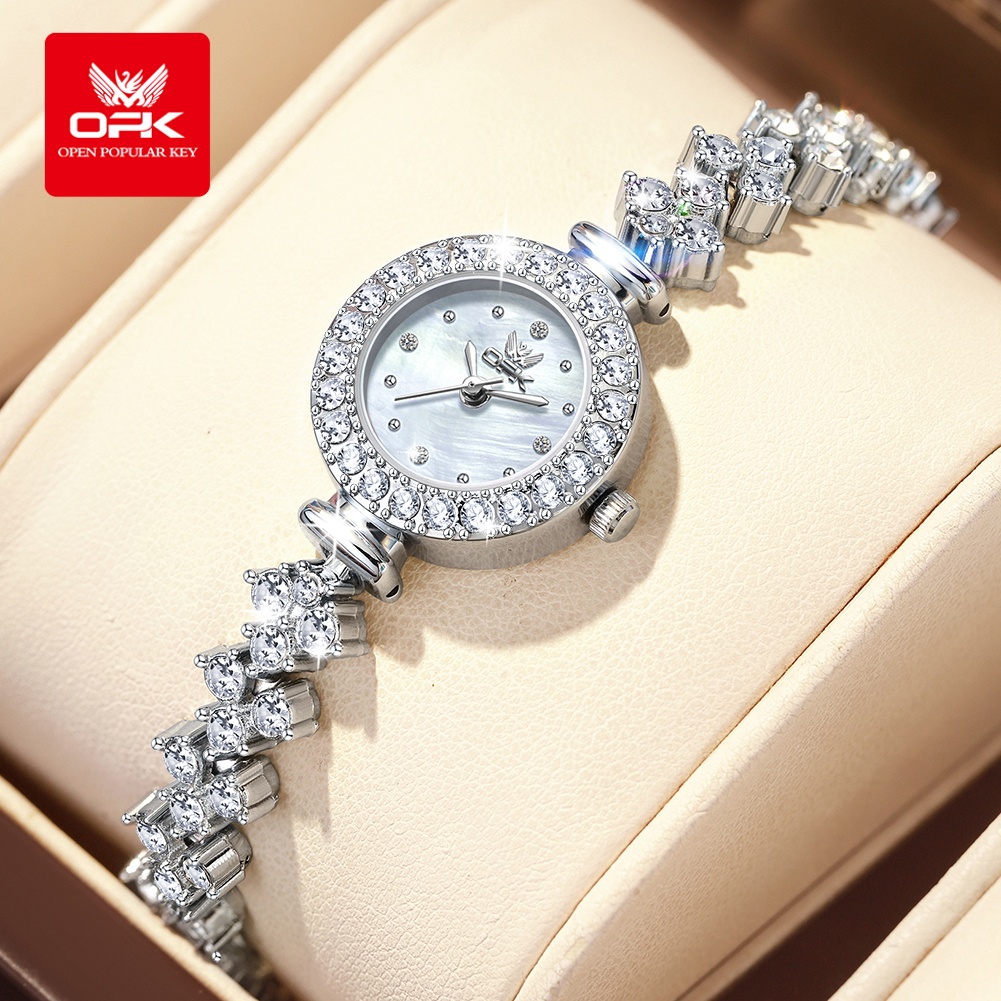 Jewelry Diamond Watches - OPK 6057 Full Diamond Quartz Watches