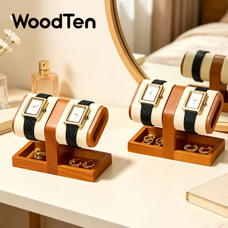Watches Jewelry Holder - WoodTen Watch Display Stand Wooden Watch