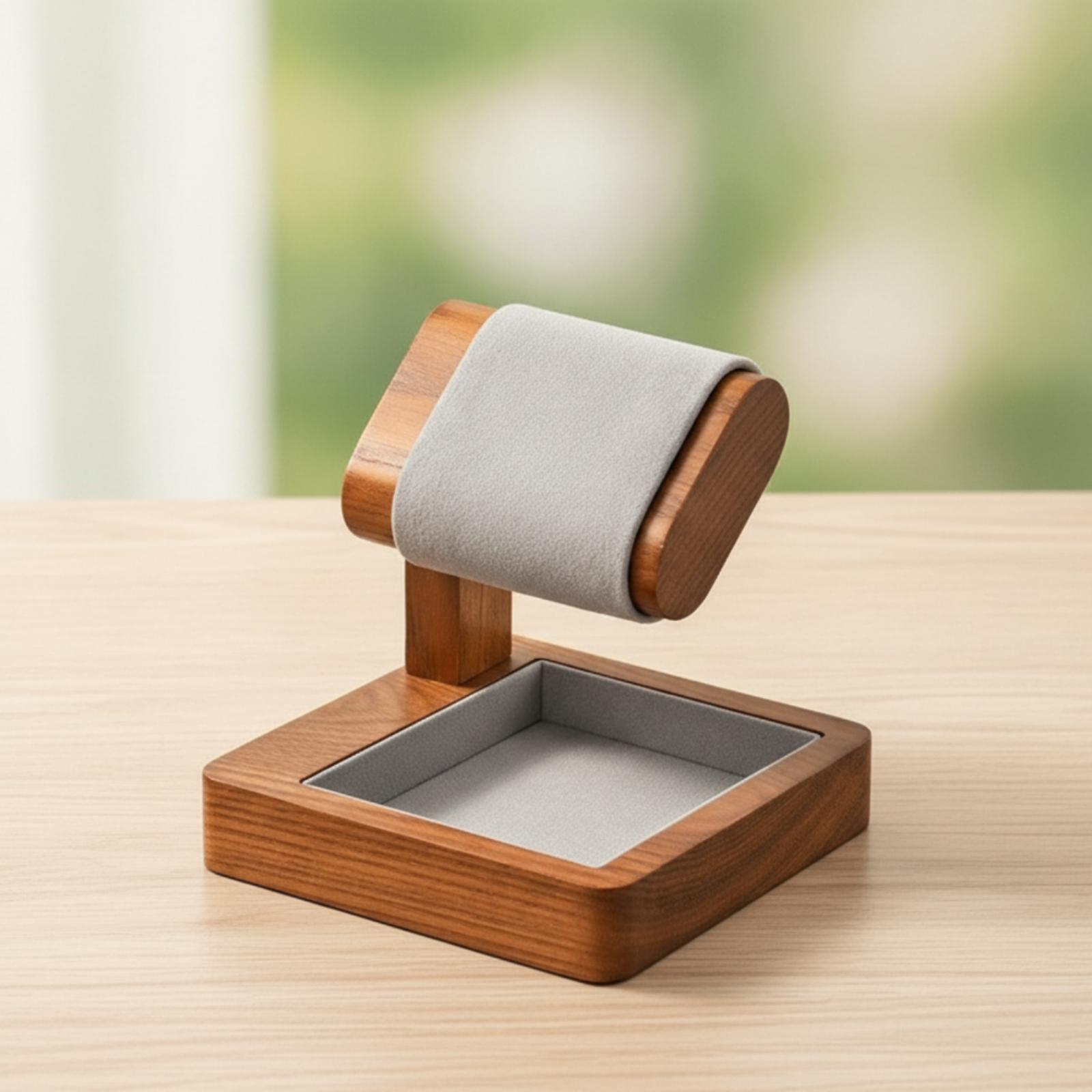 Solid Wood Watch Holder Organi - Watches Jewelry Holder ulasan dan harga