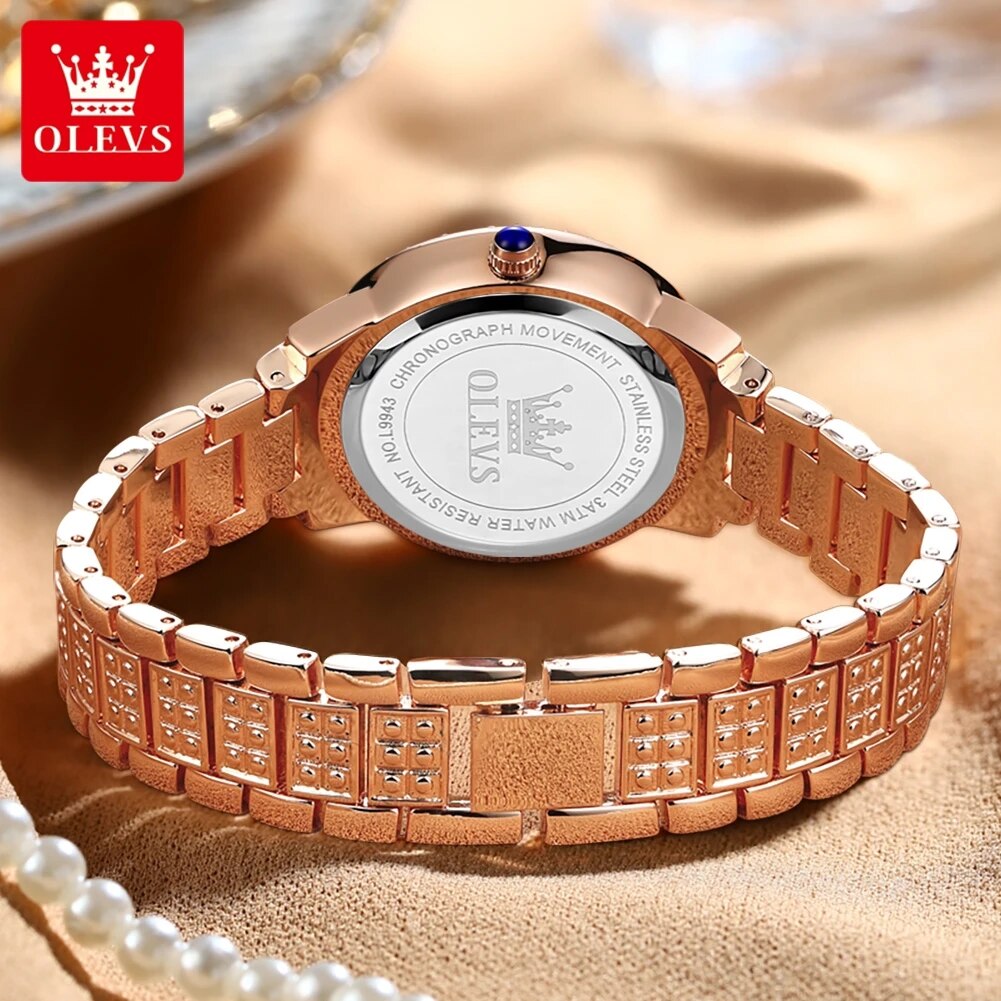 OLEVS 9943 Luxury All Diamond  - Jewelry Diamond Watches ulasan dan harga