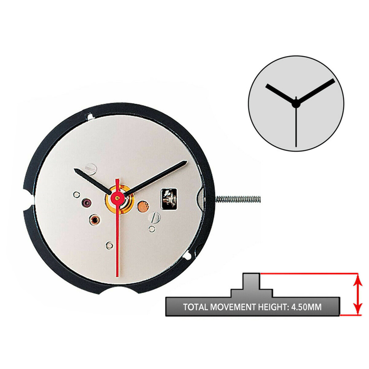 Ronda 583 Quartz Movement 19.4 - Jewels In Quartz Watches ulasan dan harga