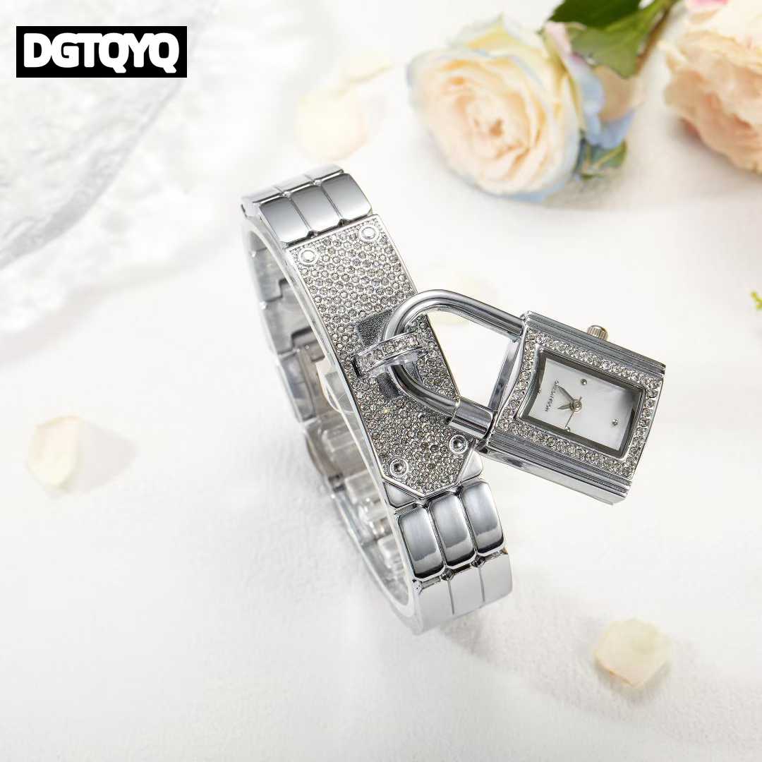 Ladies Sliver Detachable Lock  - Jewelry Diamond Watches ulasan dan harga
