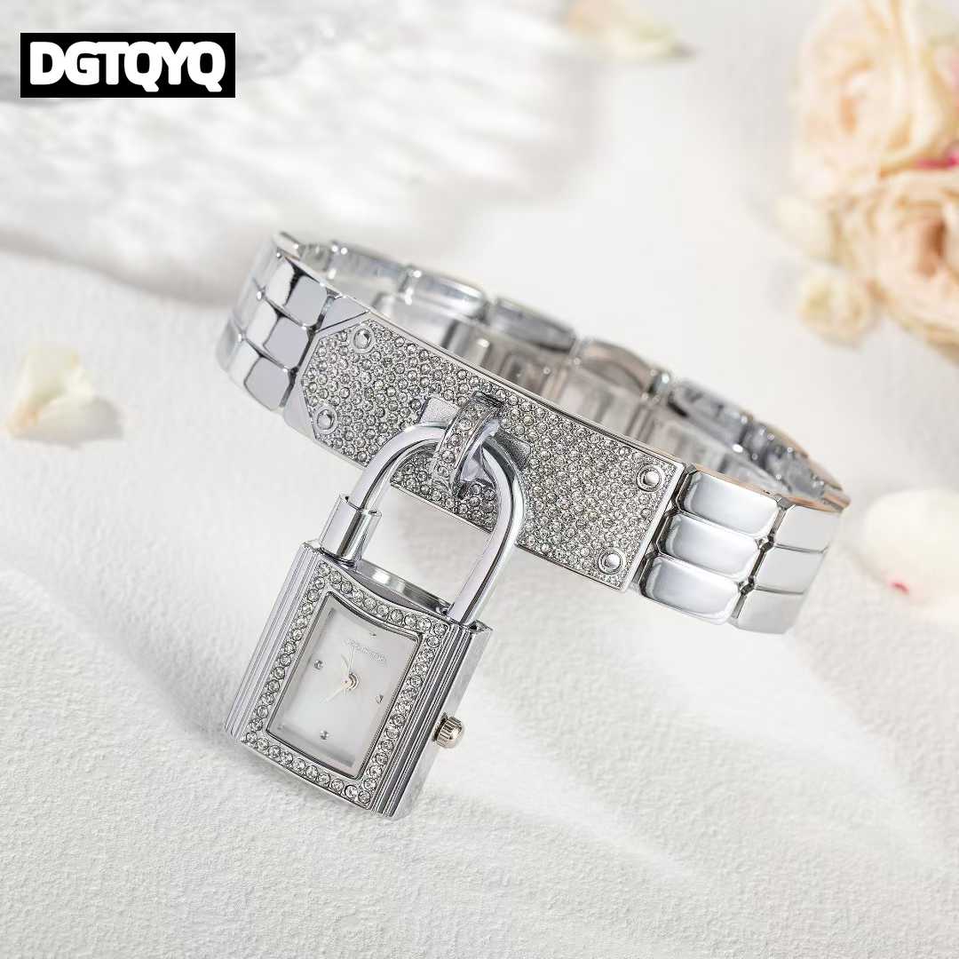 Ladies Sliver Detachable Lock  - Jewelry Diamond Watches ulasan dan harga