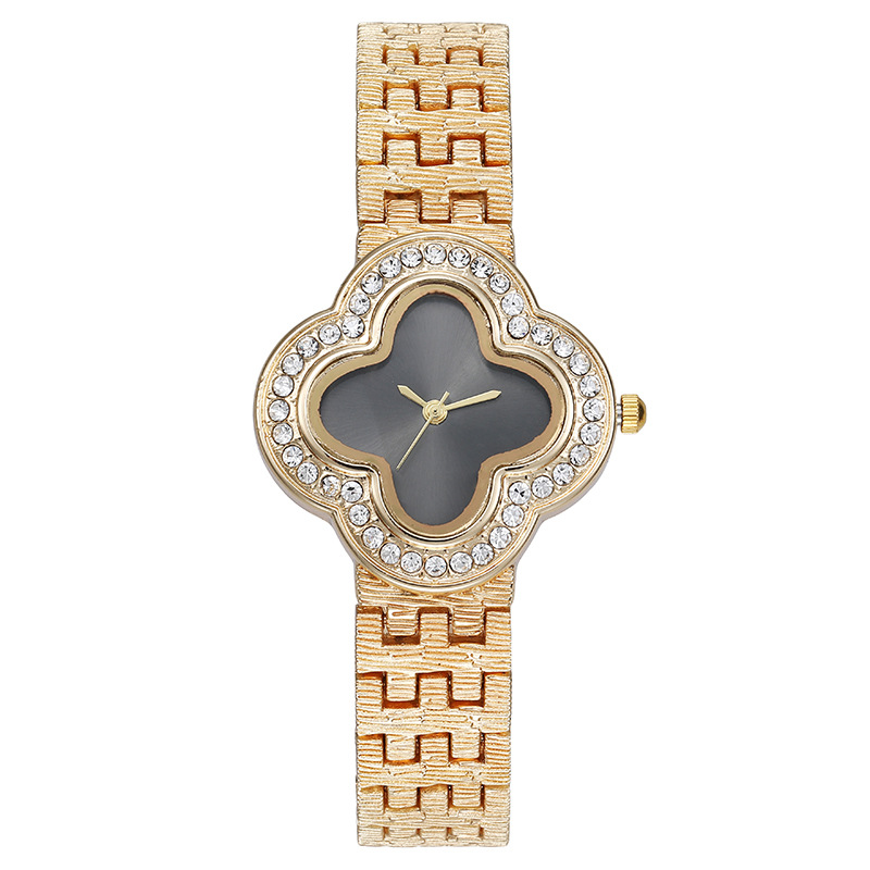 Women's Quartz Watch Four-Leaf - Jewelry Diamond Watches ulasan dan harga