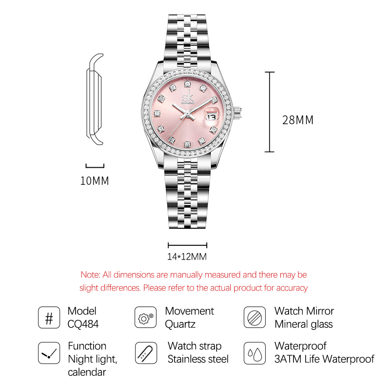 UTHAI CQ484 Fashionable Women' - Jewelry Diamond Watches ulasan dan harga