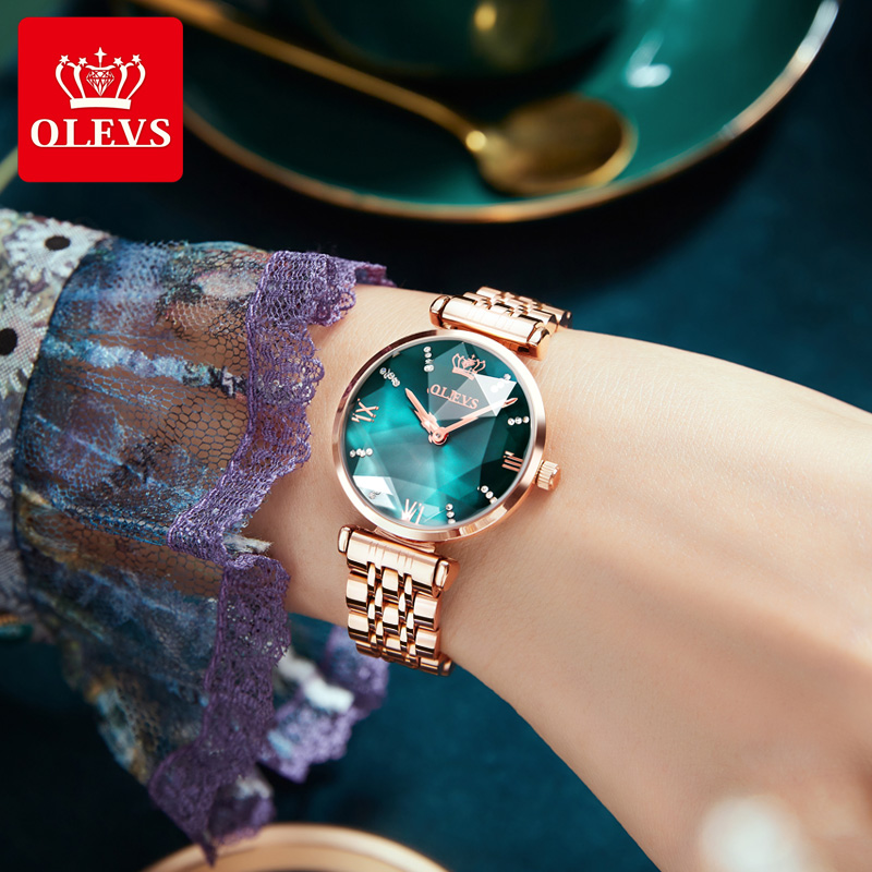 OLEVS New Women Luxury Jewel Q - Jewels In Quartz Watches ulasan dan harga