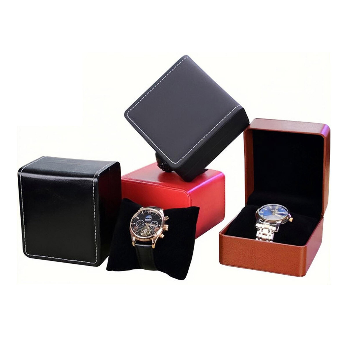 Fashion Leather Watch Box Case - Best Jewelry Watches For Women ulasan dan harga