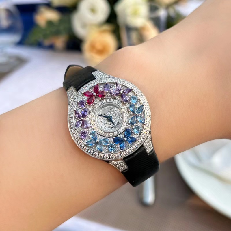 Luxury Colorful Women's Watch  - Jewels In Quartz Watches ulasan dan harga